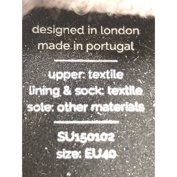 Mahabis Classic Women's Wool Slippers Rubber Soles In Charcoal Size 40 - Picture 10 of 12